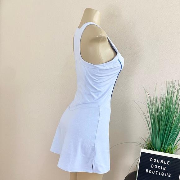 NIKE | Pale Blue V Neck Tennis Dress Sz S - Picture 7 of 14